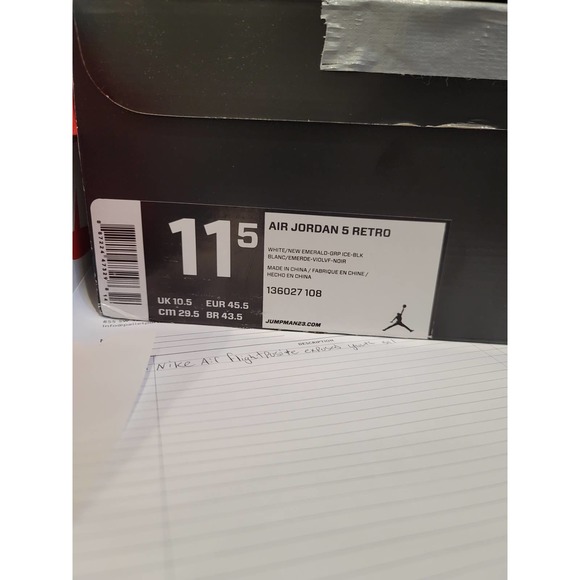 Jordan 5 grape size 11.5 - Picture 10 of 10